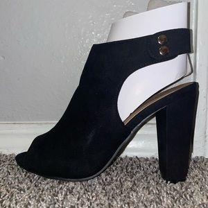 Bamboo brand black heels. Size 8.5. Never worn.